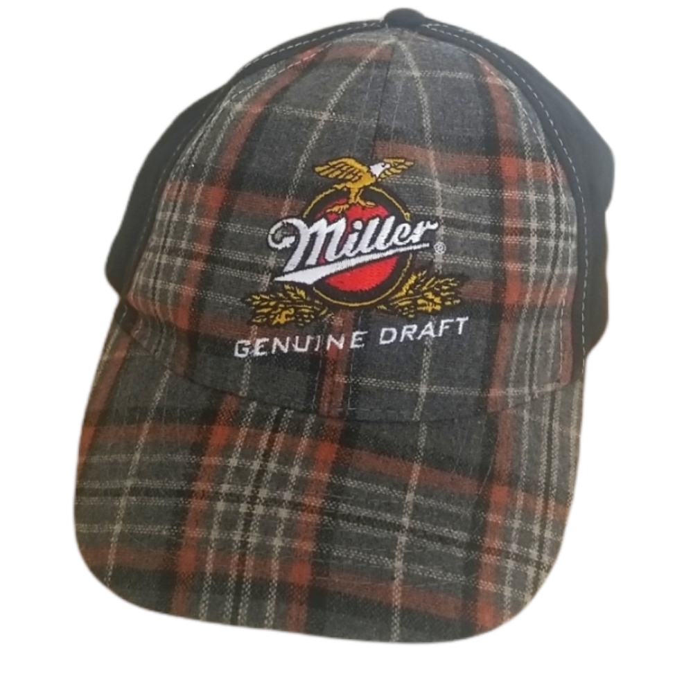 New Miller Harley Davidson Embroidered Tweed Cap